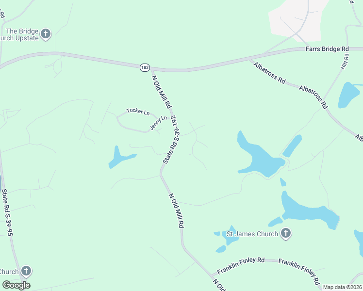 map of restaurants, bars, coffee shops, grocery stores, and more near 858 North Old Mill Road in Easley