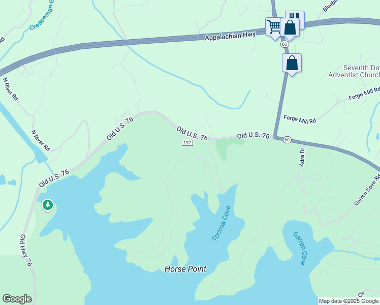 map of restaurants, bars, coffee shops, grocery stores, and more near 68 Mallard Point Road in Morganton