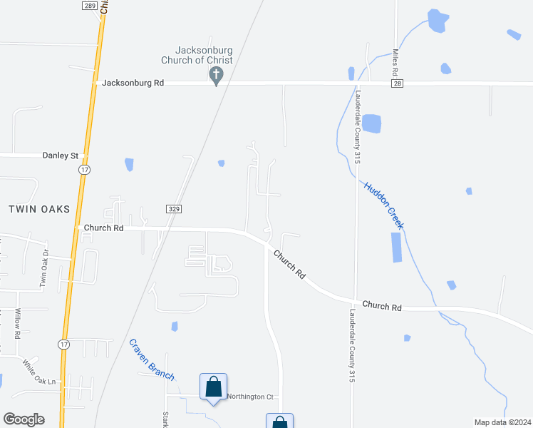 map of restaurants, bars, coffee shops, grocery stores, and more near Old Orchard Road in Florence