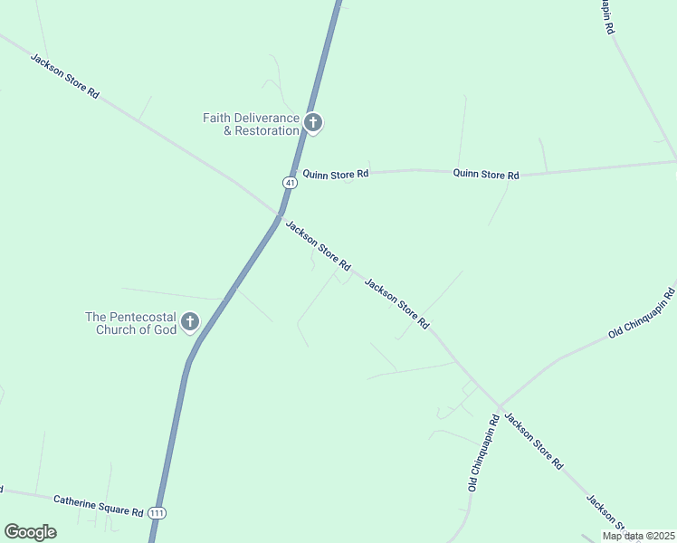 map of restaurants, bars, coffee shops, grocery stores, and more near 914-918 Jackson Store Road in Beulaville