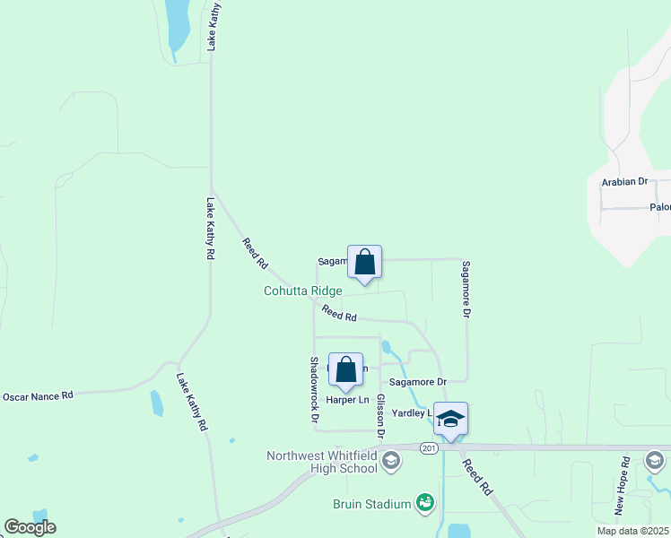 map of restaurants, bars, coffee shops, grocery stores, and more near 1030 Sagamore Drive in Tunnel Hill