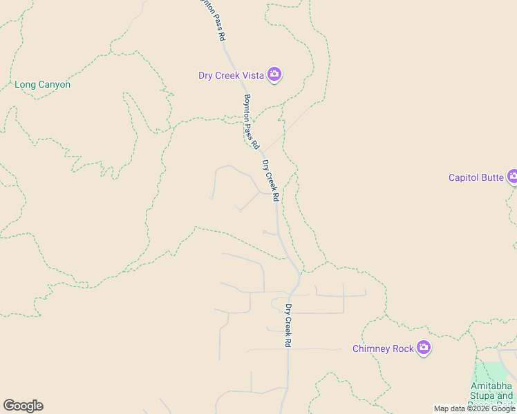 map of restaurants, bars, coffee shops, grocery stores, and more near 21 Tourmaline Trail in Sedona