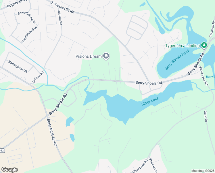 map of restaurants, bars, coffee shops, grocery stores, and more near 569 Berry Shoals Road in Duncan