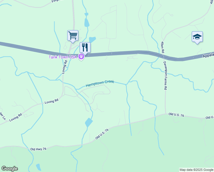 map of restaurants, bars, coffee shops, grocery stores, and more near in Morganton