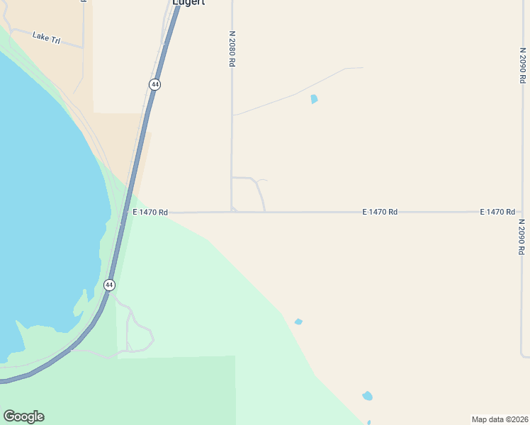 map of restaurants, bars, coffee shops, grocery stores, and more near East 1470 Road in Blair