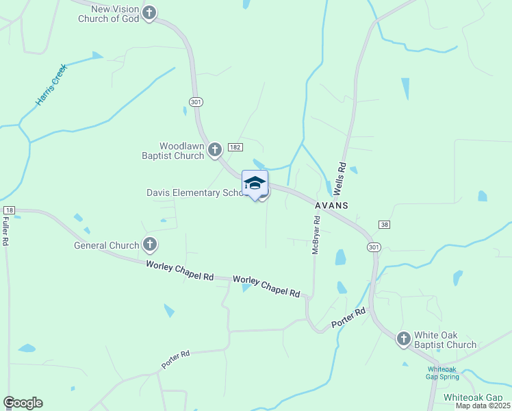 map of restaurants, bars, coffee shops, grocery stores, and more near 5491 Georgia 301 in Trenton