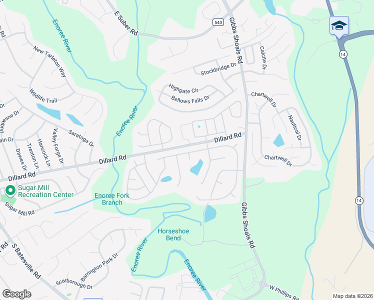 map of restaurants, bars, coffee shops, grocery stores, and more near 208 Gladstone Way in Greer