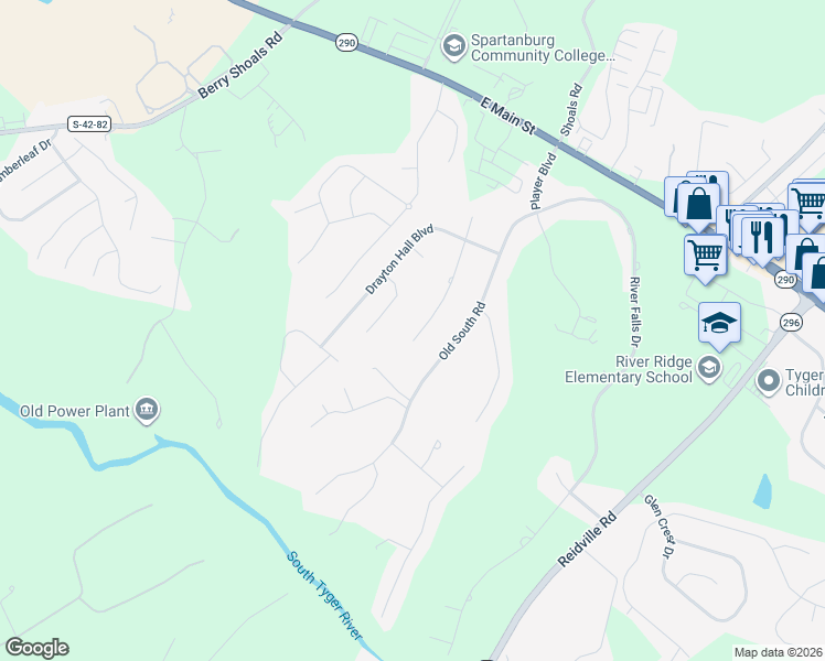 map of restaurants, bars, coffee shops, grocery stores, and more near 652 Mount Vernon Lane in Duncan