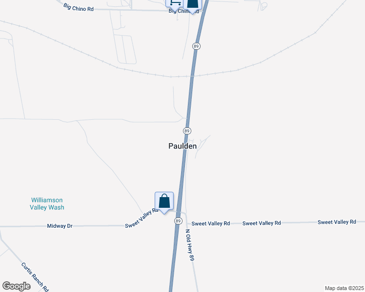 map of restaurants, bars, coffee shops, grocery stores, and more near in Paulden