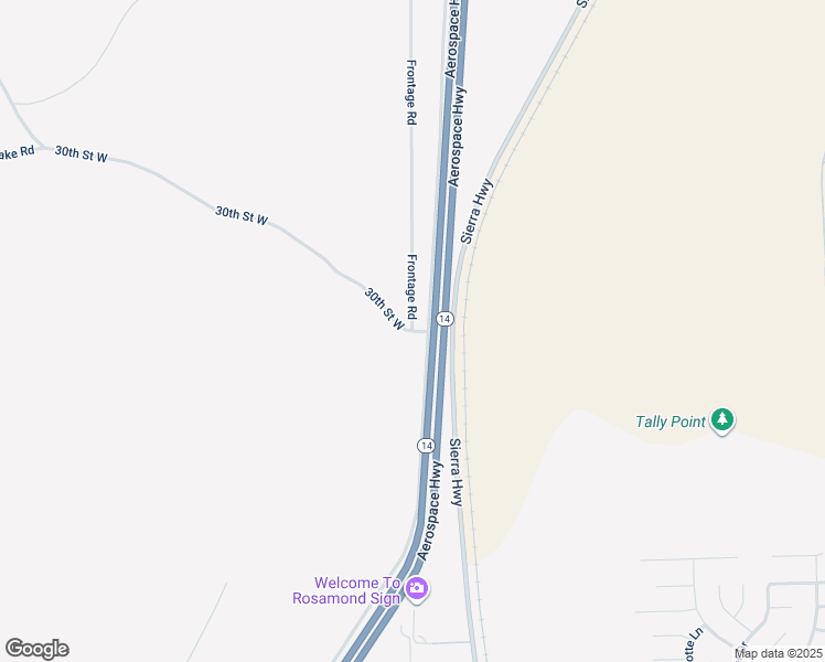 map of restaurants, bars, coffee shops, grocery stores, and more near Frontage Road in Willow Springs