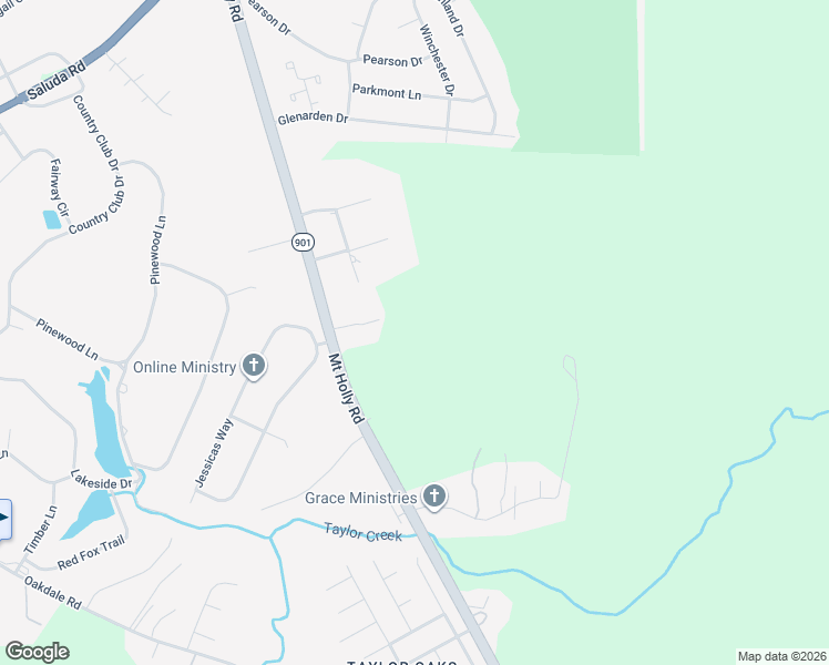 map of restaurants, bars, coffee shops, grocery stores, and more near 1277 Mount Holly Road in Rock Hill