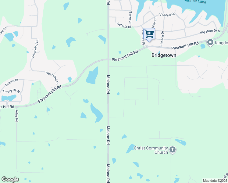 map of restaurants, bars, coffee shops, grocery stores, and more near 1760 Malone Road in DeSoto County