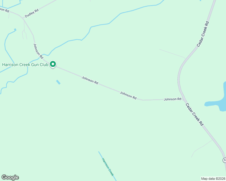 map of restaurants, bars, coffee shops, grocery stores, and more near Johnson Road in Fayetteville