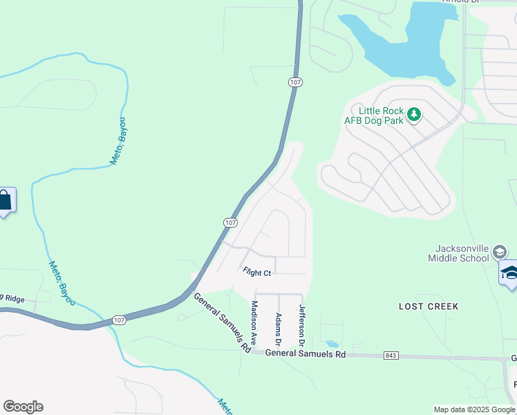 map of restaurants, bars, coffee shops, grocery stores, and more near 1916 Airborn Drive in Jacksonville