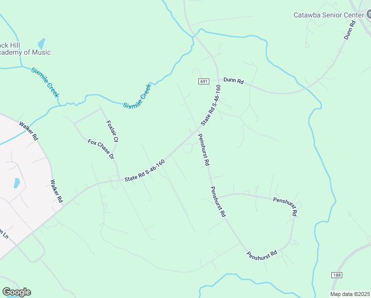 map of restaurants, bars, coffee shops, grocery stores, and more near 1214 Old Friendship Road in Rock Hill