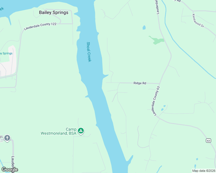 map of restaurants, bars, coffee shops, grocery stores, and more near 445 Ridge Road in Killen