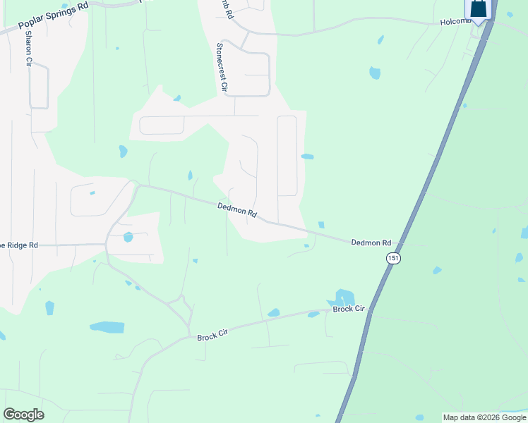 map of restaurants, bars, coffee shops, grocery stores, and more near 95 Misty Ridge Lane in Ringgold