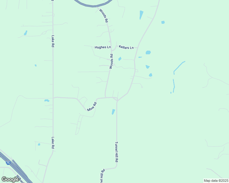 map of restaurants, bars, coffee shops, grocery stores, and more near 44 Camelot Lane in Tunnel Hill