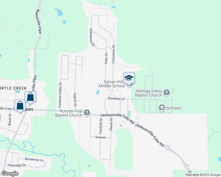 map of restaurants, bars, coffee shops, grocery stores, and more near 8 Cinnamon Drive in Sherwood