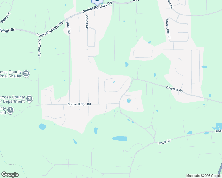 map of restaurants, bars, coffee shops, grocery stores, and more near 210 Cornerstone Drive in Ringgold