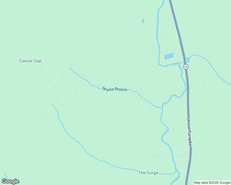 map of restaurants, bars, coffee shops, grocery stores, and more near Riverside Drive in Hiawassee