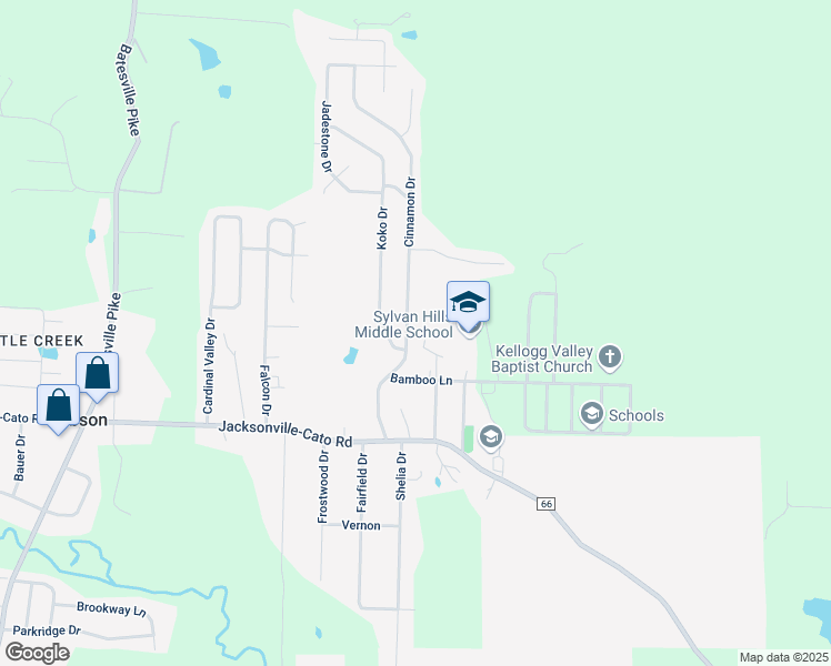 map of restaurants, bars, coffee shops, grocery stores, and more near 8 Cinnamon Drive in Sherwood