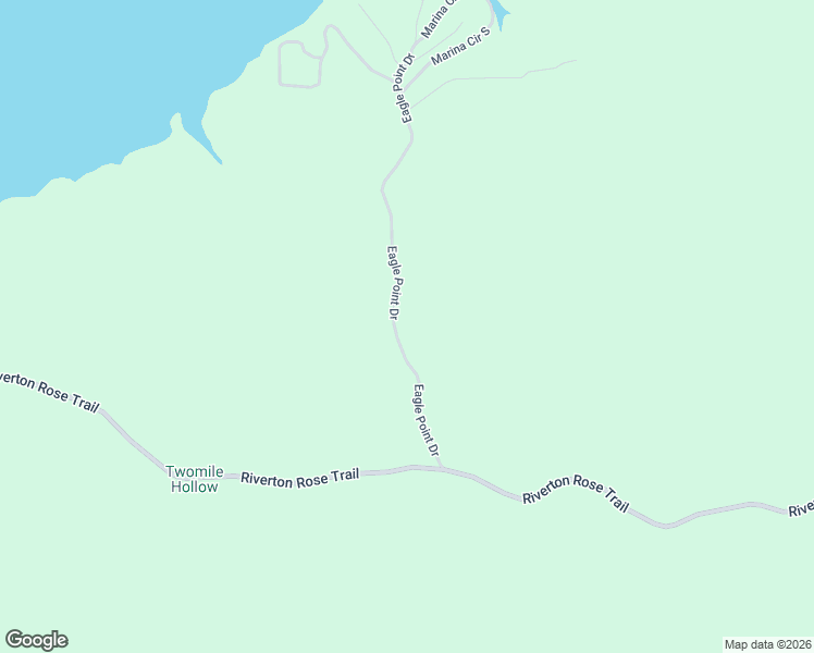 map of restaurants, bars, coffee shops, grocery stores, and more near Eagle Point Drive in Cherokee