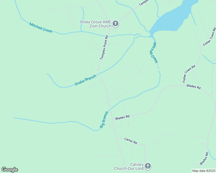 map of restaurants, bars, coffee shops, grocery stores, and more near 1073-1101 Temples Point Road in Havelock