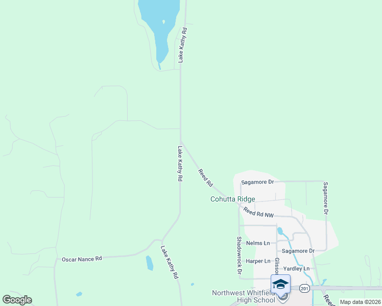 map of restaurants, bars, coffee shops, grocery stores, and more near 3396 Lake Kathy Road in Tunnel Hill