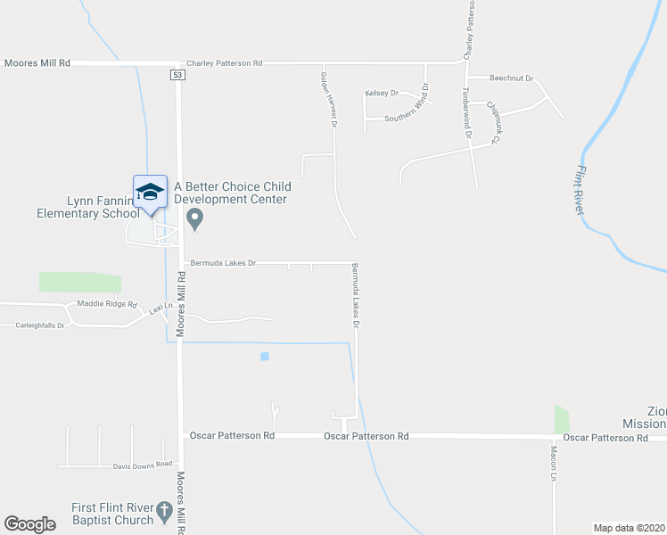 map of restaurants, bars, coffee shops, grocery stores, and more near 174 Bermuda Lakes Drive in Meridianville