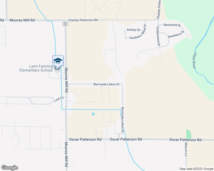map of restaurants, bars, coffee shops, grocery stores, and more near 101 Cotton Bayou Drive in Meridianville