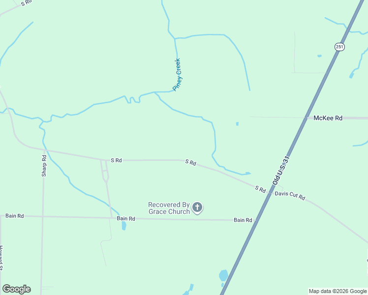 map of restaurants, bars, coffee shops, grocery stores, and more near 27116-27960 South Road in Athens