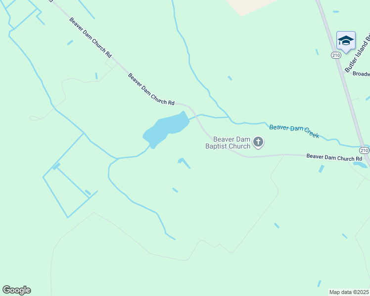 map of restaurants, bars, coffee shops, grocery stores, and more near 4544 Beaver Dam Church Road in Roseboro