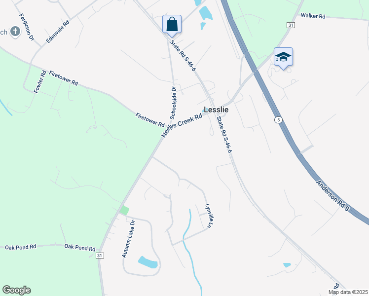 map of restaurants, bars, coffee shops, grocery stores, and more near 240 Neelys Creek Road in Rock Hill