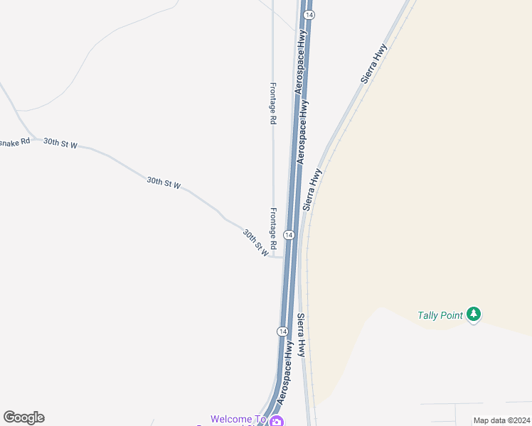 map of restaurants, bars, coffee shops, grocery stores, and more near Frontage Road in Willow Springs