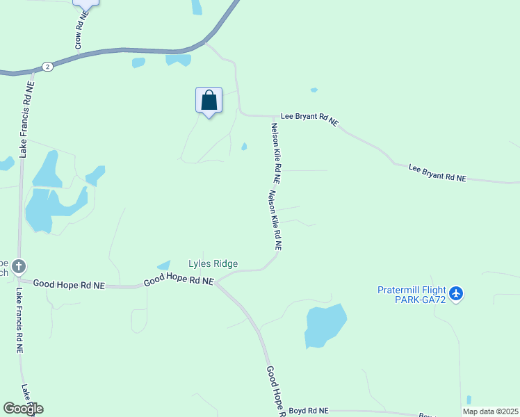 map of restaurants, bars, coffee shops, grocery stores, and more near 813 Nelson Kile Road Northeast in Dalton