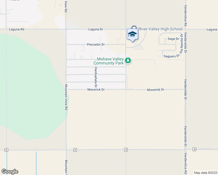 map of restaurants, bars, coffee shops, grocery stores, and more near 2150 Lone Star Dr in Mohave Valley
