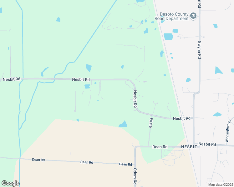 map of restaurants, bars, coffee shops, grocery stores, and more near 1641 Nesbit Road in DeSoto County