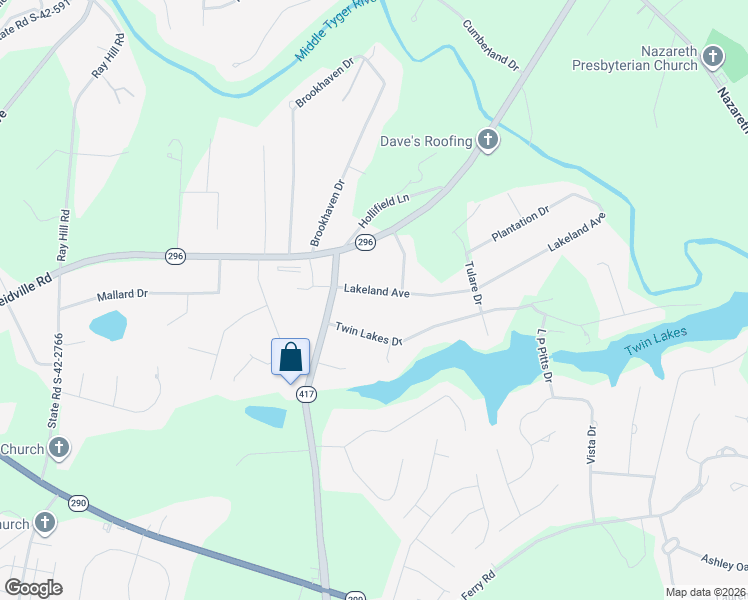 map of restaurants, bars, coffee shops, grocery stores, and more near 104 Lakeland Avenue in Moore