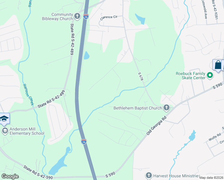 map of restaurants, bars, coffee shops, grocery stores, and more near 271 Nash Road in Moore
