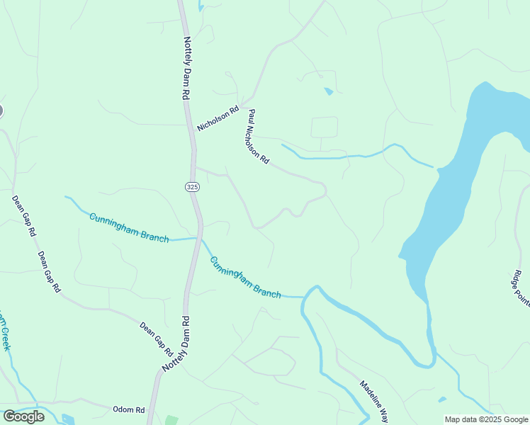 map of restaurants, bars, coffee shops, grocery stores, and more near 707 Paul Nicholson Road in Blairsville