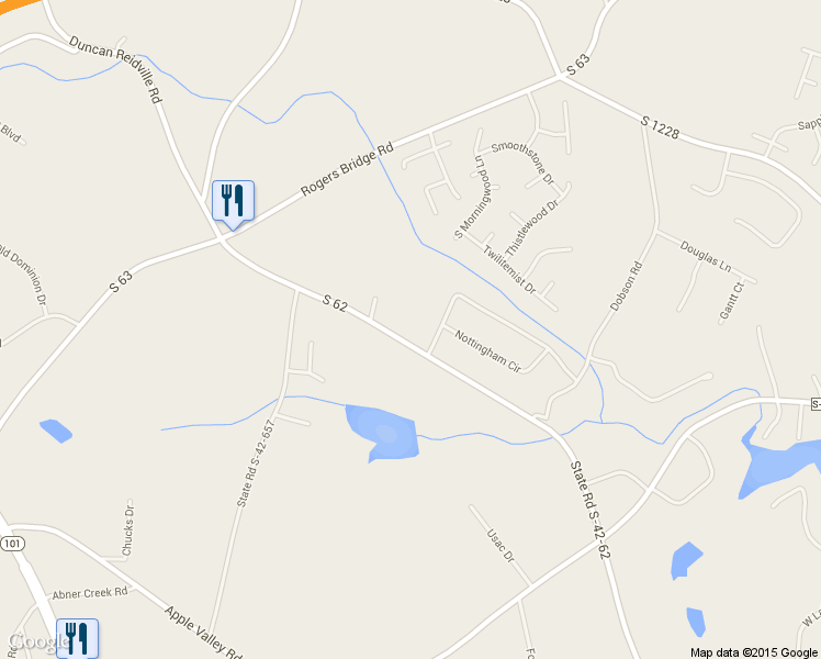 map of restaurants, bars, coffee shops, grocery stores, and more near 1353 Duncan Reidville Road in Duncan