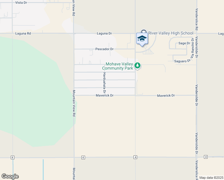 map of restaurants, bars, coffee shops, grocery stores, and more near 2150 Lone Star Drive in Mohave Valley