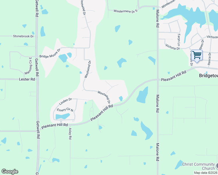 map of restaurants, bars, coffee shops, grocery stores, and more near 1941 Laurel Stone Lane in DeSoto County