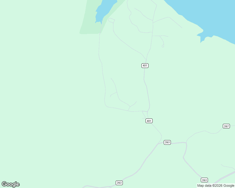 map of restaurants, bars, coffee shops, grocery stores, and more near Pine Ridge Cove in Tishomingo County