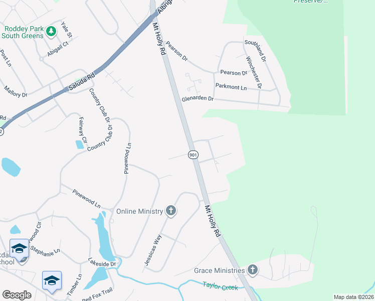 map of restaurants, bars, coffee shops, grocery stores, and more near 1066 Brookdale Drive in Rock Hill