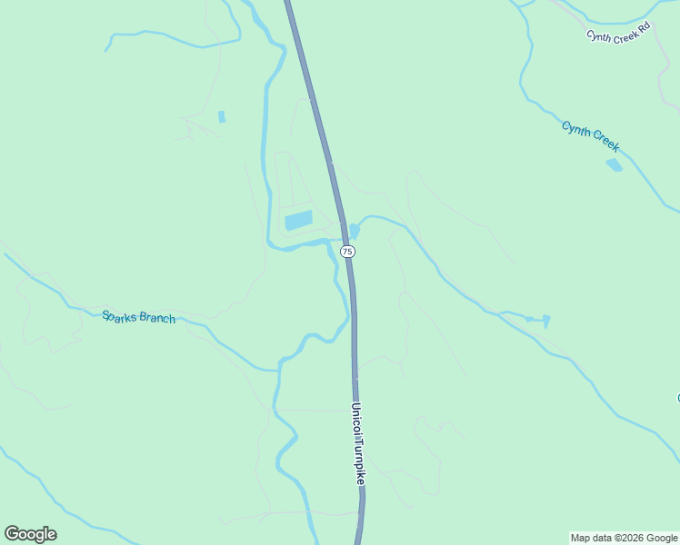 map of restaurants, bars, coffee shops, grocery stores, and more near 4185 Riverbank Run in Hiawassee