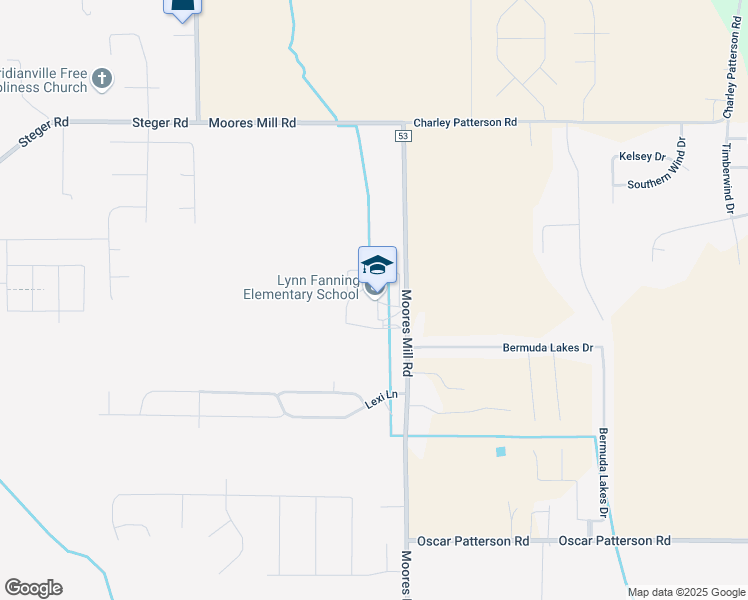 map of restaurants, bars, coffee shops, grocery stores, and more near 8861 Moores Mill Road in Meridianville