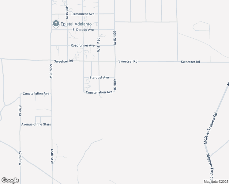 map of restaurants, bars, coffee shops, grocery stores, and more near Constellation Avenue in Rosamond