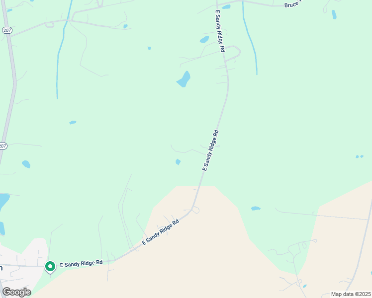 map of restaurants, bars, coffee shops, grocery stores, and more near 903 East Sandy Ridge Road in Monroe